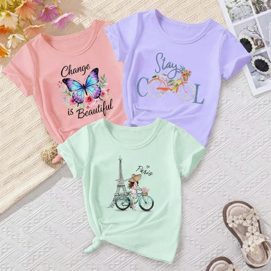 Pack of 3 (Pink CHNG BUTIFUL, Lilac STY COL, Mint Green PARIS)