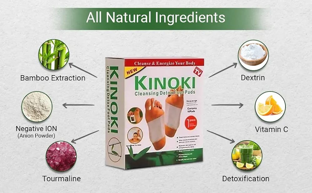 Kinoki cleansing detox foot pads ⭐⭐⭐⭐⭐ (4.9/5) (489)